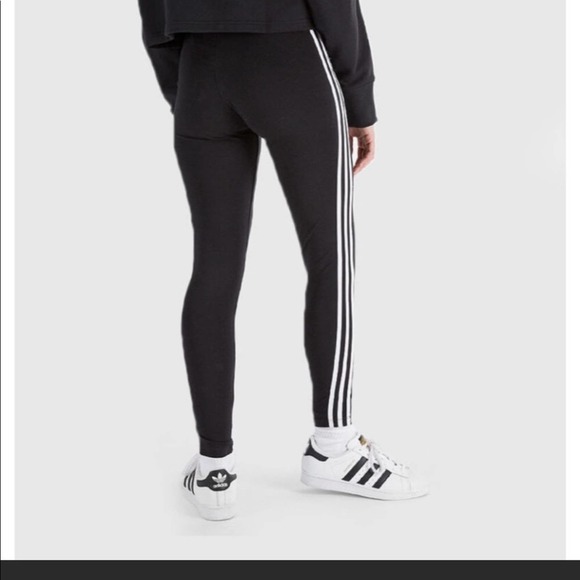 Adidas Orignals Adicolor Classics 3 Stripe Tight Leggings - Picture 2 of 10